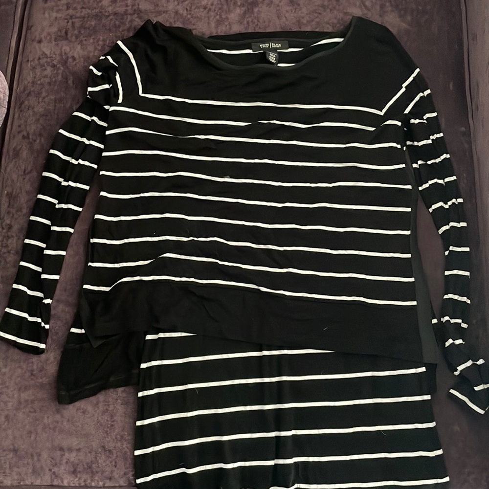 White House black market layered top